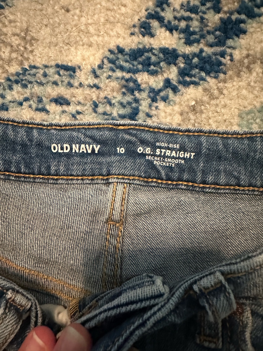 Old Navy High-Rise Jeans Shorts- Light Blue Denim